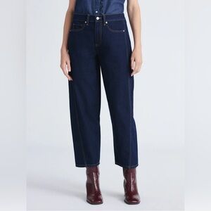 NWT Free Assembly Women's Barrel Ankle Jeans, 27" Inseam